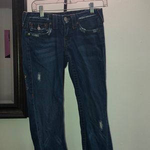 True religion bell bottom jeans flare